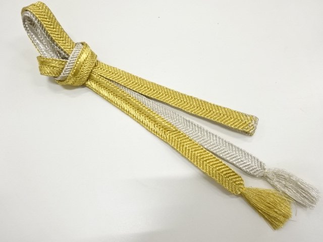 JAPANESE KIMONO / HAND-TIED OBIJIME